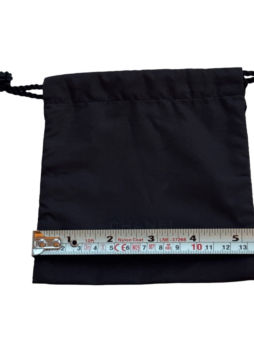 Authentic CHANEL Black Drawstring Storage Pouch - Picture 2 of 3